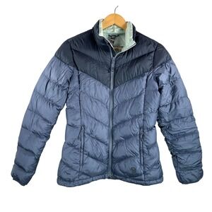 Mountain Hardwear Q Shield Down Puffer Jacket sz‎ M Blue Navy outdoor